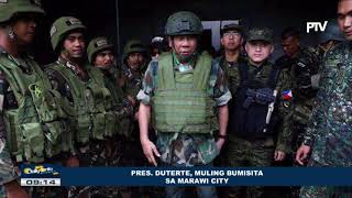 Pres. Duterte, muling bumisita sa Marawi City