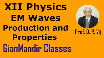 XII Physics | Electromagnetic Waves | Production and Properties of EM Waves by Amrinder Sir