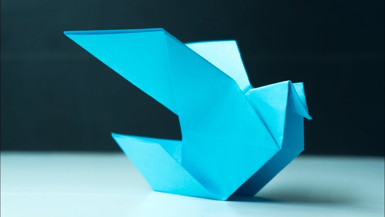 Easy Way to Make an Origami Dove YouTube