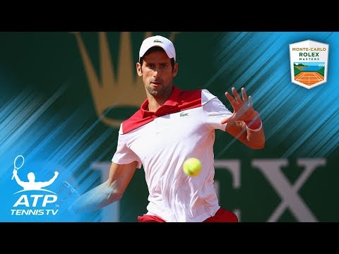 Vintage Novak Djokovic shots vs Lajovic | Monte-Carlo 2018 First Round