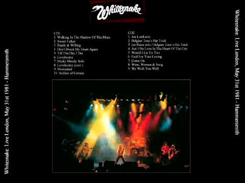 whitesnake 1981 tour