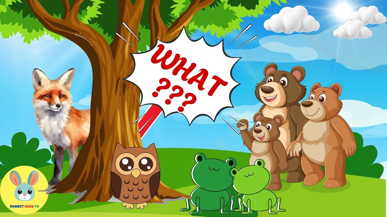 Animals Sound Song for Kids | Wild Animals with Sounds | Rabbit Kids TV ...