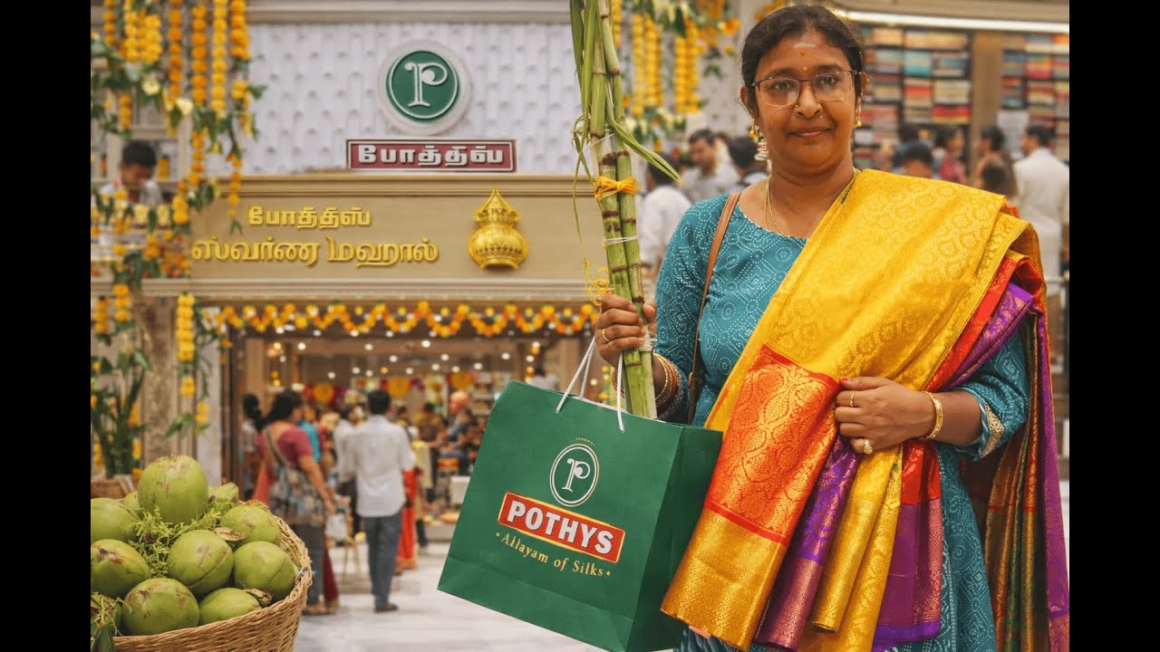 Pothys Padi | Pongal Shopping | பிரம்மாண்டம் அது பாடி போத்தீஸ் | India's Largest Showroom |