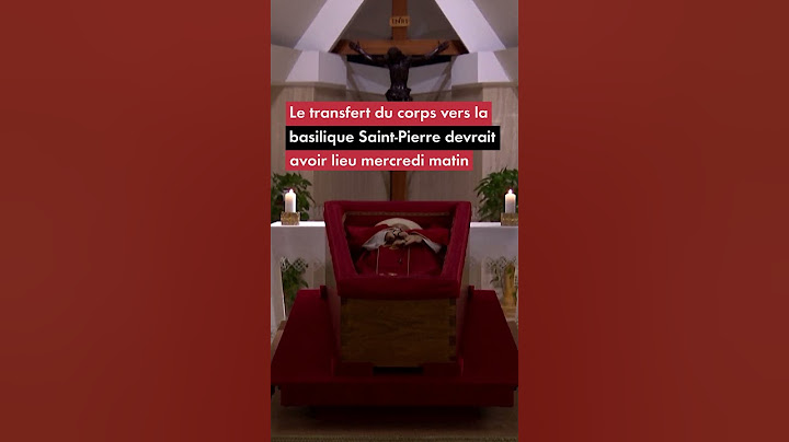 Voici les images du cercueil du pape François