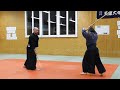 Aikiken  kenjutsu  kata des 5 baes  5 basic techniques in sequence