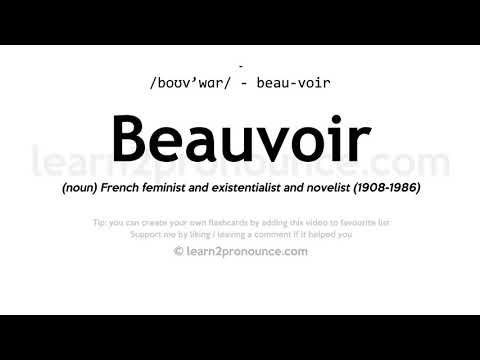 Произношение Бовуар | Определение Beauvoir