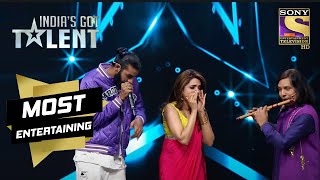 Sugandha Performs With Divyansh And Manuraj | India's Got Talent Season 9 | Shocking Performances