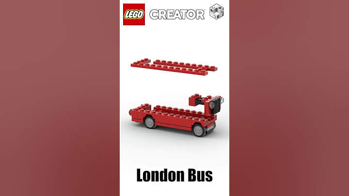 LEGO Creator Double deck London Bus Satisfying Building Animation