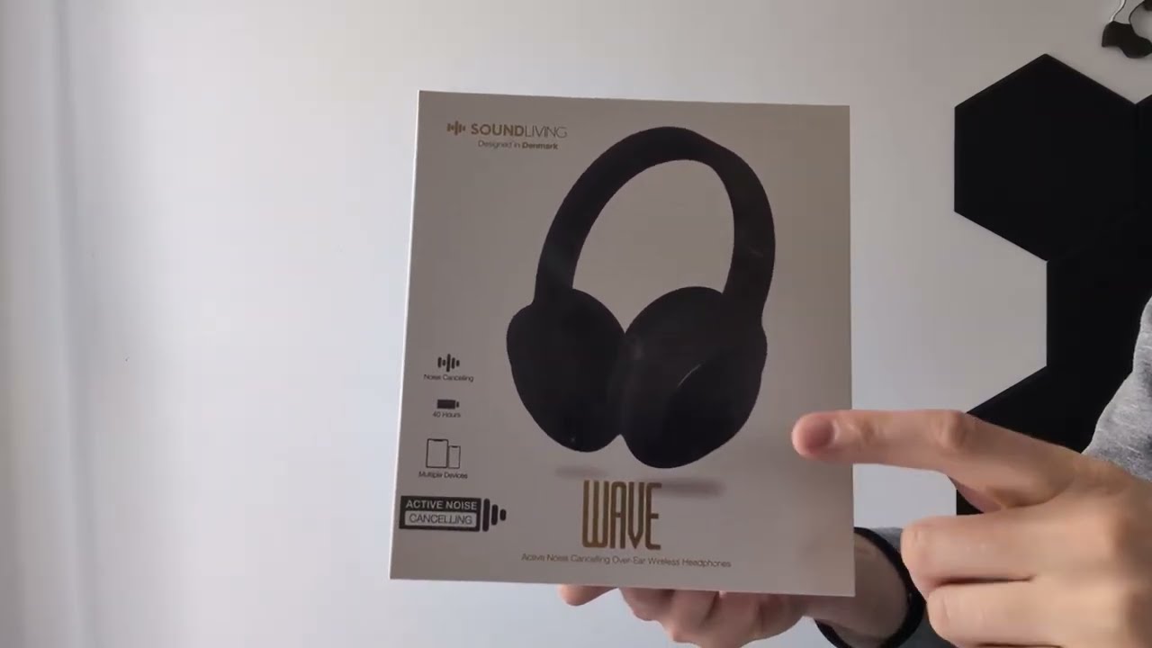 SOUNDLIVING Wave Bluetooth Kopfhörer Noise Cancelling, Warmer Klang mit guter Räumlichkeit