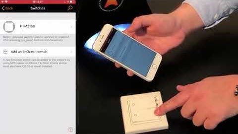 How to: NFC commissioning of EnOcean enabled devices into Casambi