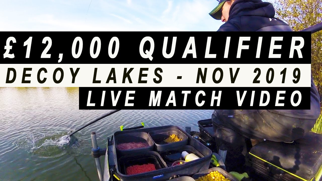 DECOY LAKES £12,000 LIVE MATCH GOLDEN ROD FEEDER FEEDER FISHING FOR
