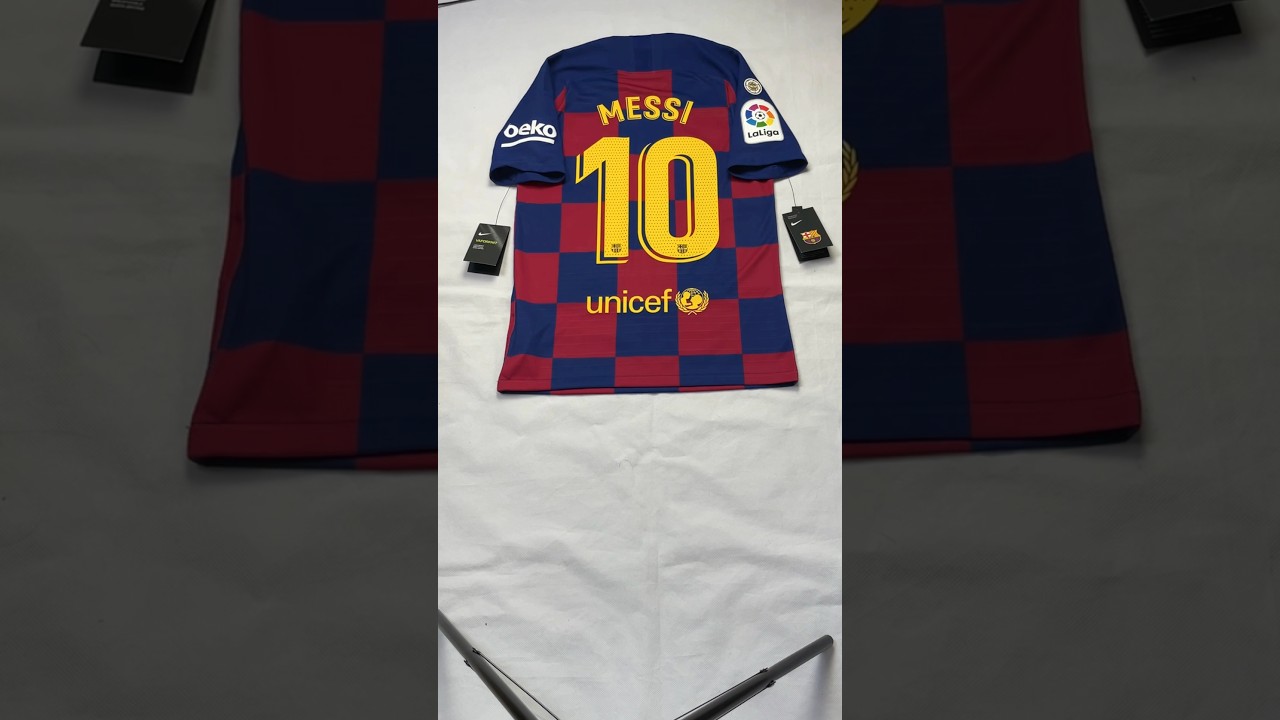 Upgrading this Barcelona 2019/20 Home Player Issue Shirt #football #footballshirt #barcelonafc