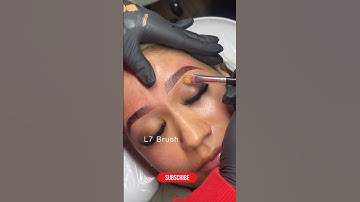Eyebrow lamination #tutorial #beauty #beautiful #brows #eyebrows #youtubeshorts #shorts ​⁠@browsbyju