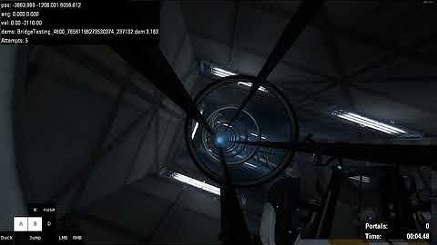 Portal 2 - Bridge Testing (Challenge Mode Co-op) in 46.00