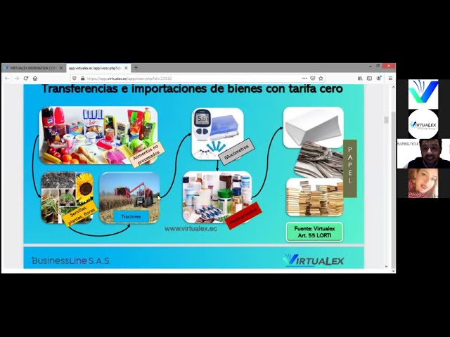 Webinar - Aplicación del Impuesto al Valor Agregado IVA y sus tipos de Transferencia en el Ecuador