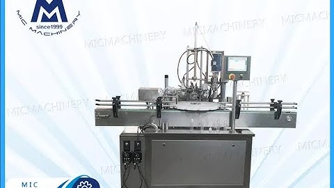 Essential Oil Filling Machine: how machine fill essential oil into bottle and cap automatically.
