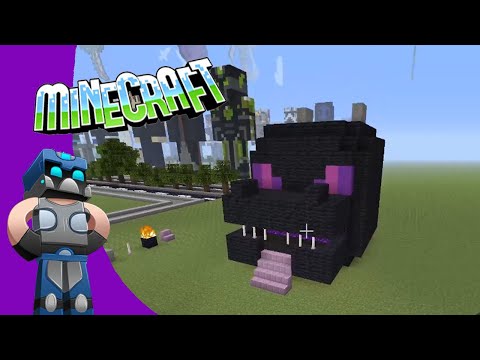 Tutorial Minecraft Portal del nether de Dragon Decoración / Como Decorar tu portal del Nether