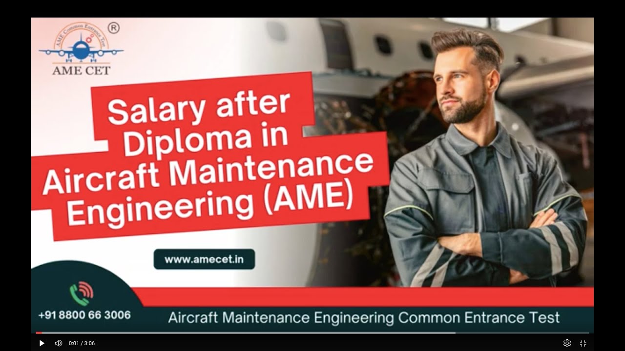 Salary After Diploma In Aircraft Maintenance Engineering 