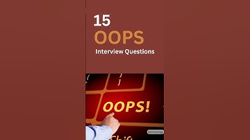 15 OOPS interview Questions | OOPS interview questions #shorts #oops #coding #edumatology