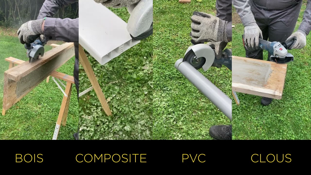 Découper avec une meuleuse d'angle : gagnez du temps avec le disque multi-matériaux Carbide !