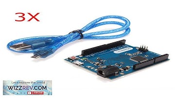 3Pcs Leonardo R3 ATmega32U4 Development Board With USB Cable