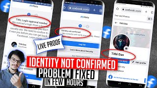 Identity Not Confirmed Facebook 2024 | Login Approval Needed Facebook 2024 | Facebook Login Problem