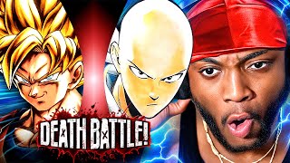 The Most CONTROVERSIAL Death Battle Ever... (Goku Vs Saitama)