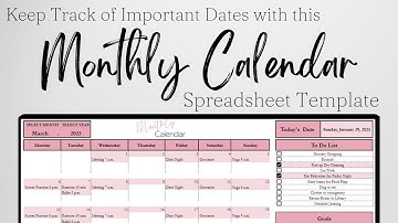 Monthly Calendar Google Sheet, Calendar 2026 Template in Excel, Monthly Calendar Excel Sheet Google