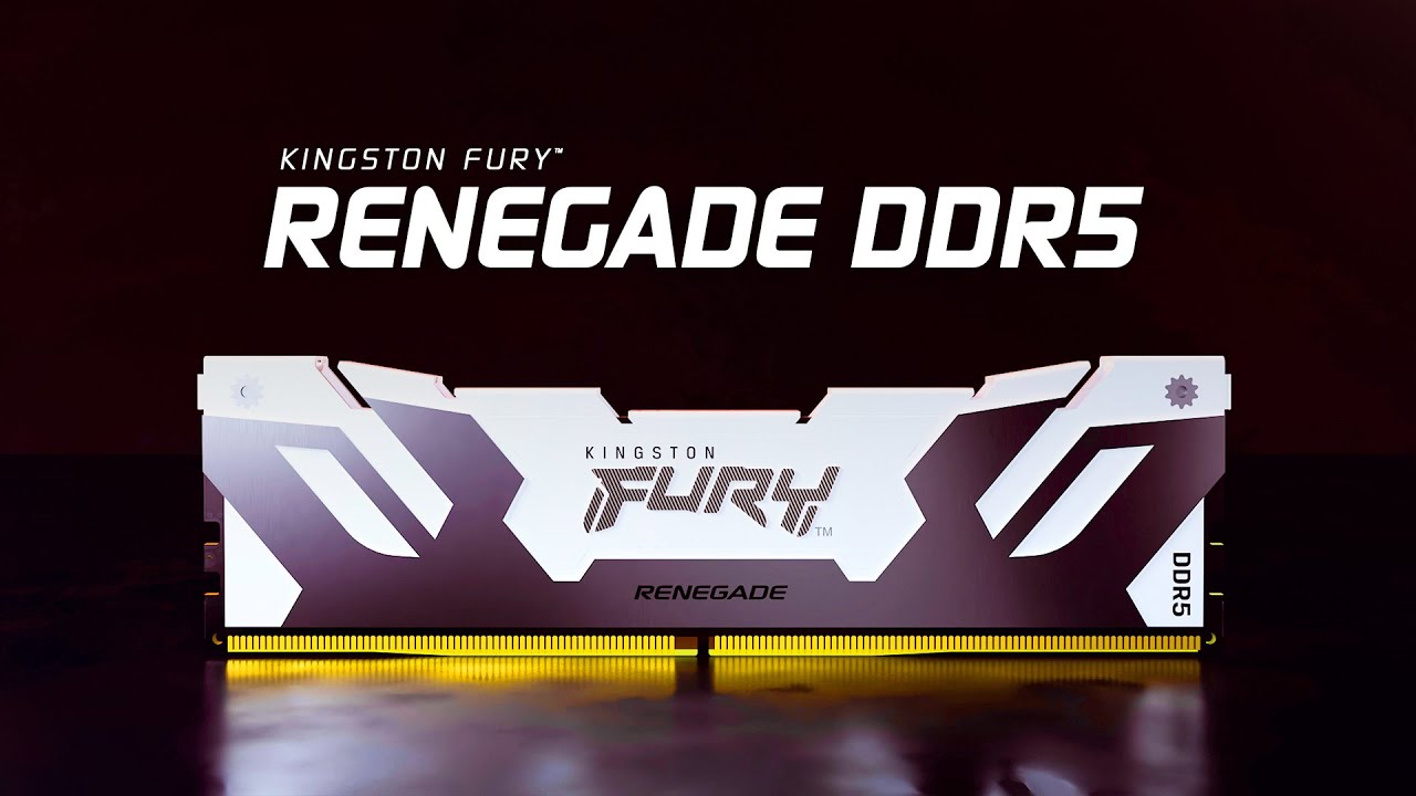 Kingston Launches Fury Beast And Fury Renegade DDR5 Memory in White