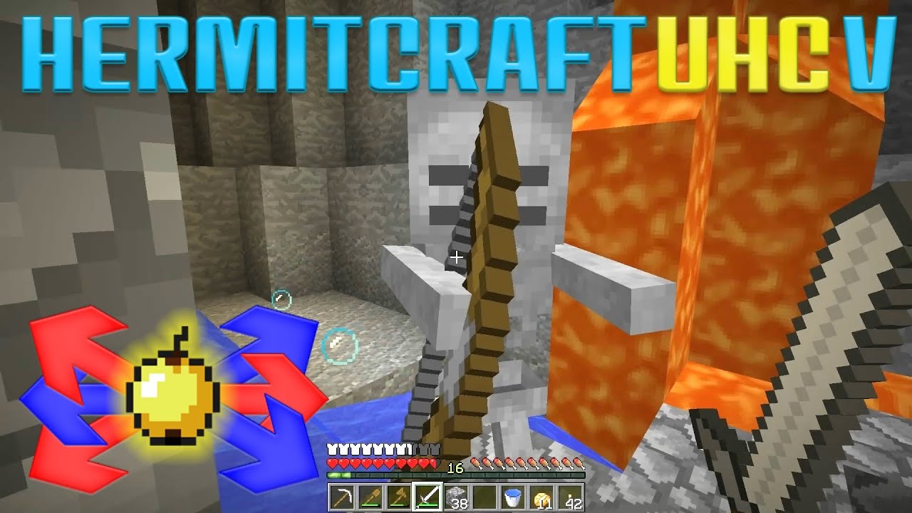 Minecraft - Hermitcraft UHC - STUPID SKELETON! ( Minecraft PVP ) S5E2 ...