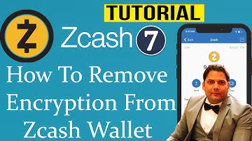 How To Remove Encryption From Zcash Wallet | Best Cryptocurrency Wallets