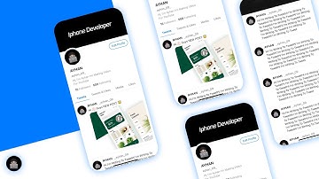 Twitter Profile Page Parallax Animation + Sticky Headers - SwiftUI Tutorials