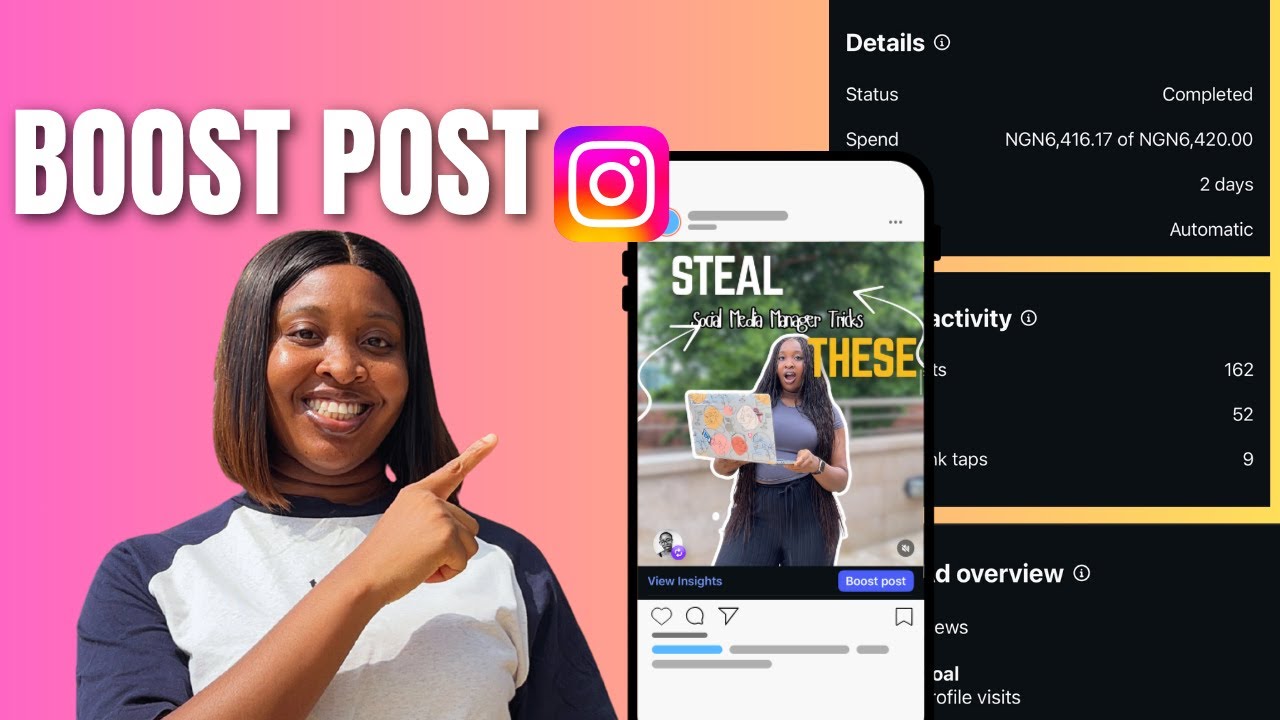 How to Boost a Post on Instagram - YouTube