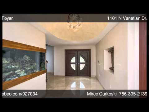 1101 N Venetian Dr., Miami Beach, FL home video tour