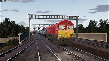 BR Class 66 with faulty BR Class 43 HST overtaken by another 43 on maximum speed(70MPH+)