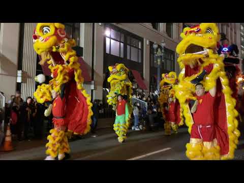 Video: San Francisco Chinese Nuwejaar en Parade: 2020