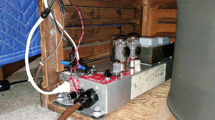 Leslie 147 Amplifier Red Plating 6550 Issue Resolved