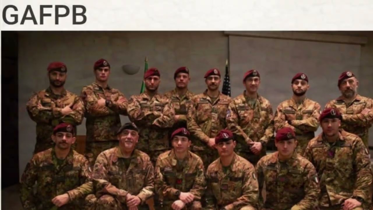 La palestra della FOLGORE CON LA FUNE