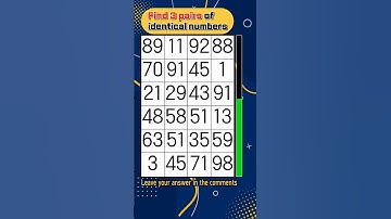 Find the duplicate numbers 544