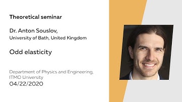 Odd elasticity | Dr. Anton Souslov