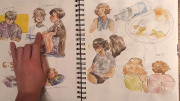 CSSSA Animation 2018 Sketchbook Tour!