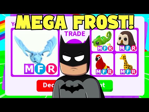 TRADING MEGA NEON FROST DRAGON (Adopt me)