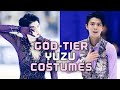 ranking yuzuru hanyu's costumes/outfits because I'm bored and he's a king (羽生結弦)
