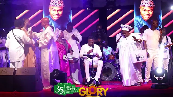 Yinka Aiyefele LIVE at  CCC AJARA OTITO CATHEDRAL 35TH ADULT HARVEST THEME:- UNIFIED GLORY