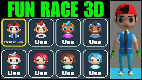 FUN RACE 3D - FRESH CHARACTER 2020 || VIDEO GAME WALKTHROUGH