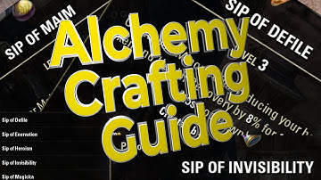 ESO Crafting Basics - Alchemy-How to Craft Potions and Poisons in ESO - crafting guide/alchemy guide