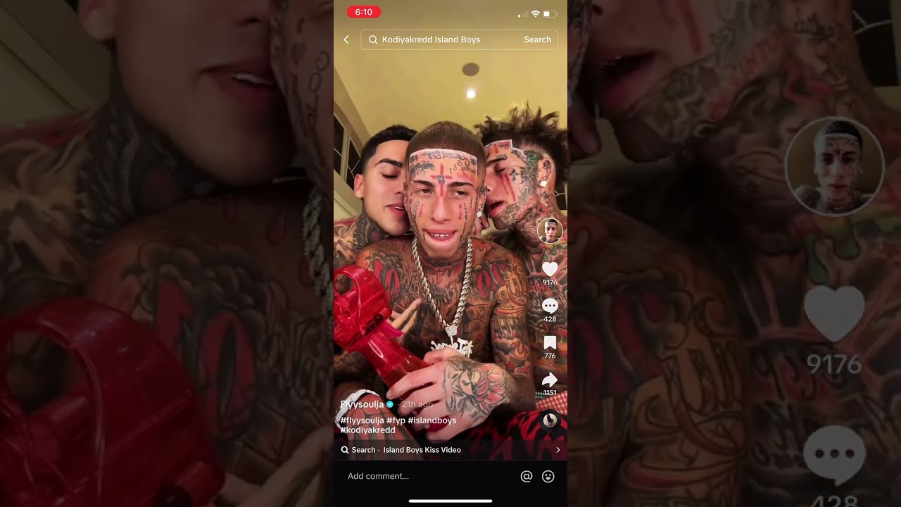 Islandboy Back At It Again Flyysoulja Kodiyakredd Tiktok Fyp Instagram