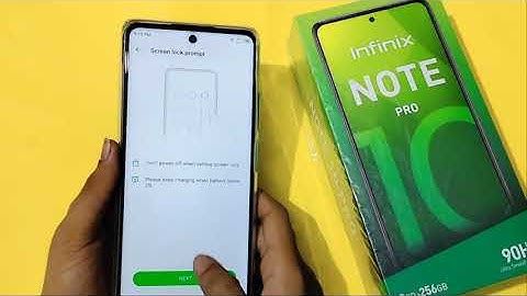 infinix note 10 Pro fingerprint setting | how to set fingerprint lock | fingerprint set kaise kare