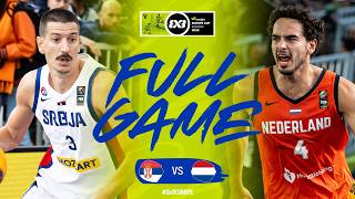 Serbie 🇷🇸 c. Pays-Bas 🇳🇱 | Demi-finales messieurs | FIBA 3x3 Europe Cup 2026