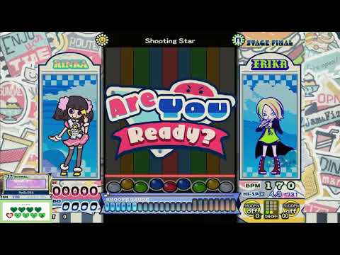 [pop'n music Jam&Fizz] Shining Star(ReGLOSS) N 正規/鏡 パーフェクト